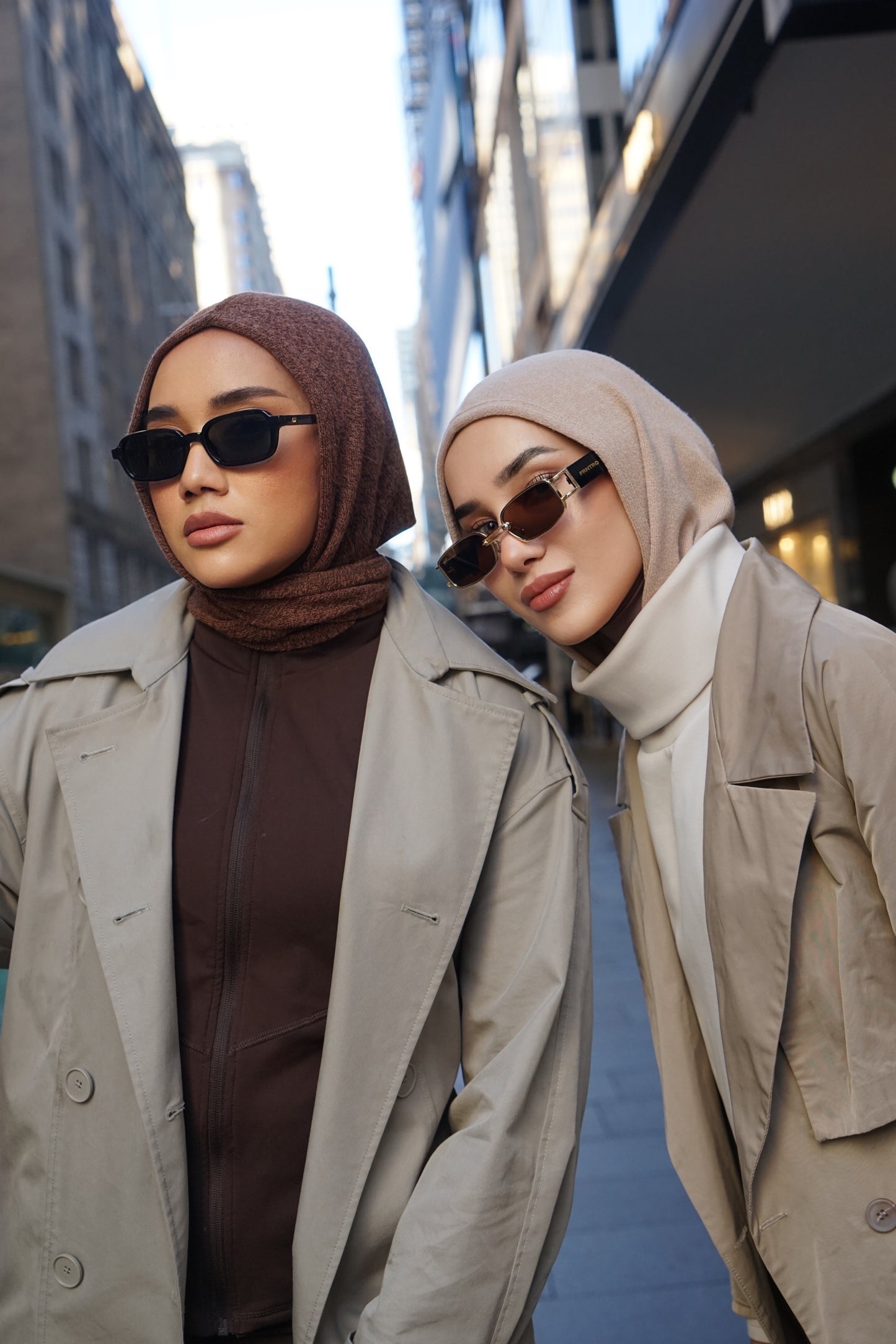 Hauté Hijab Hoodie Brown