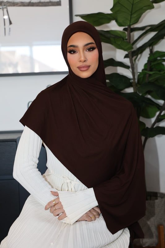 Pre Stitched Deep Brown Jersey Set -new-