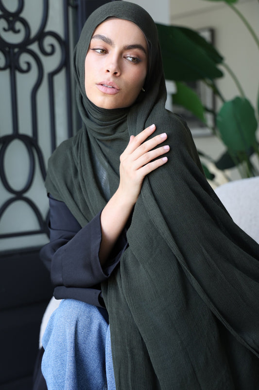 Crinkle Staple Olive