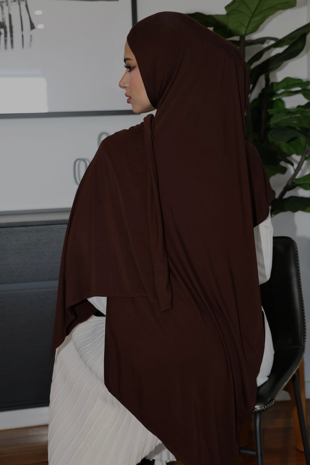 Pre Stitched Deep Brown Jersey Set -new-