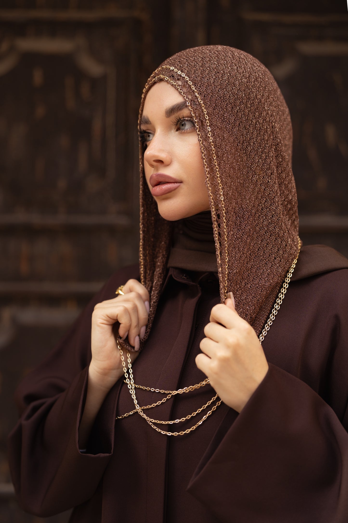 Dubai Hood - Brown