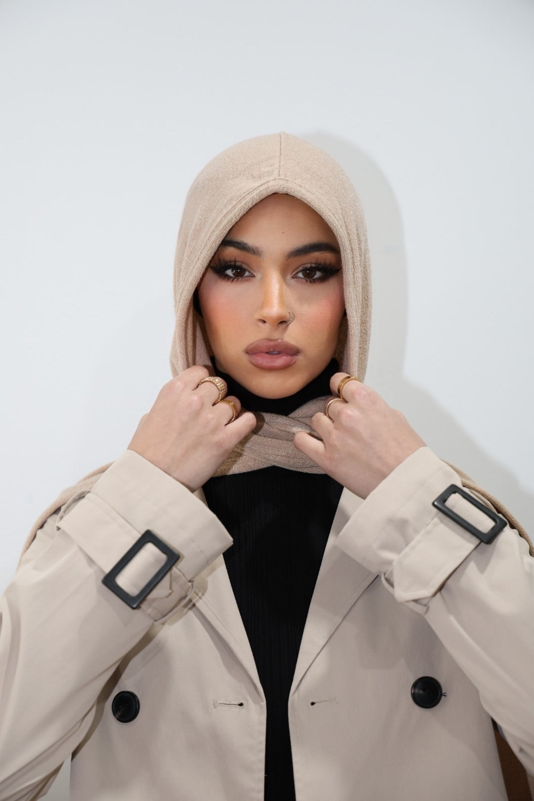 Hauté Hijab Hoodie Beige