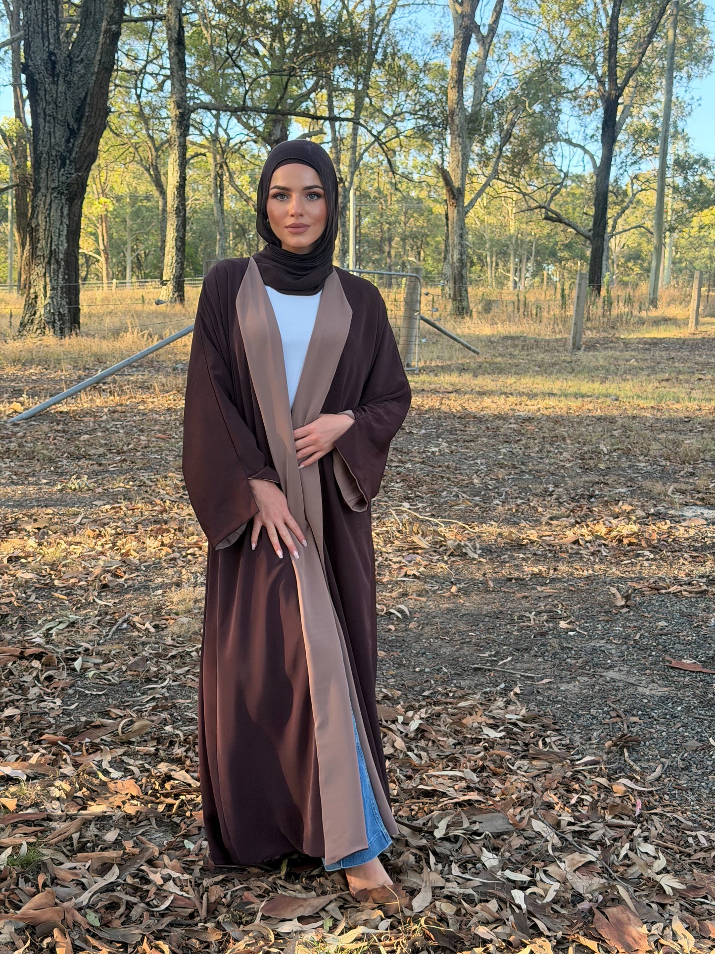 The Silk Double Sided Abaya