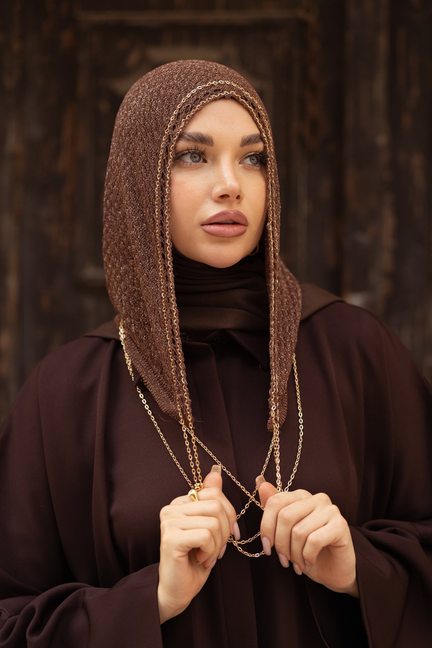 Dubai Hood - Brown