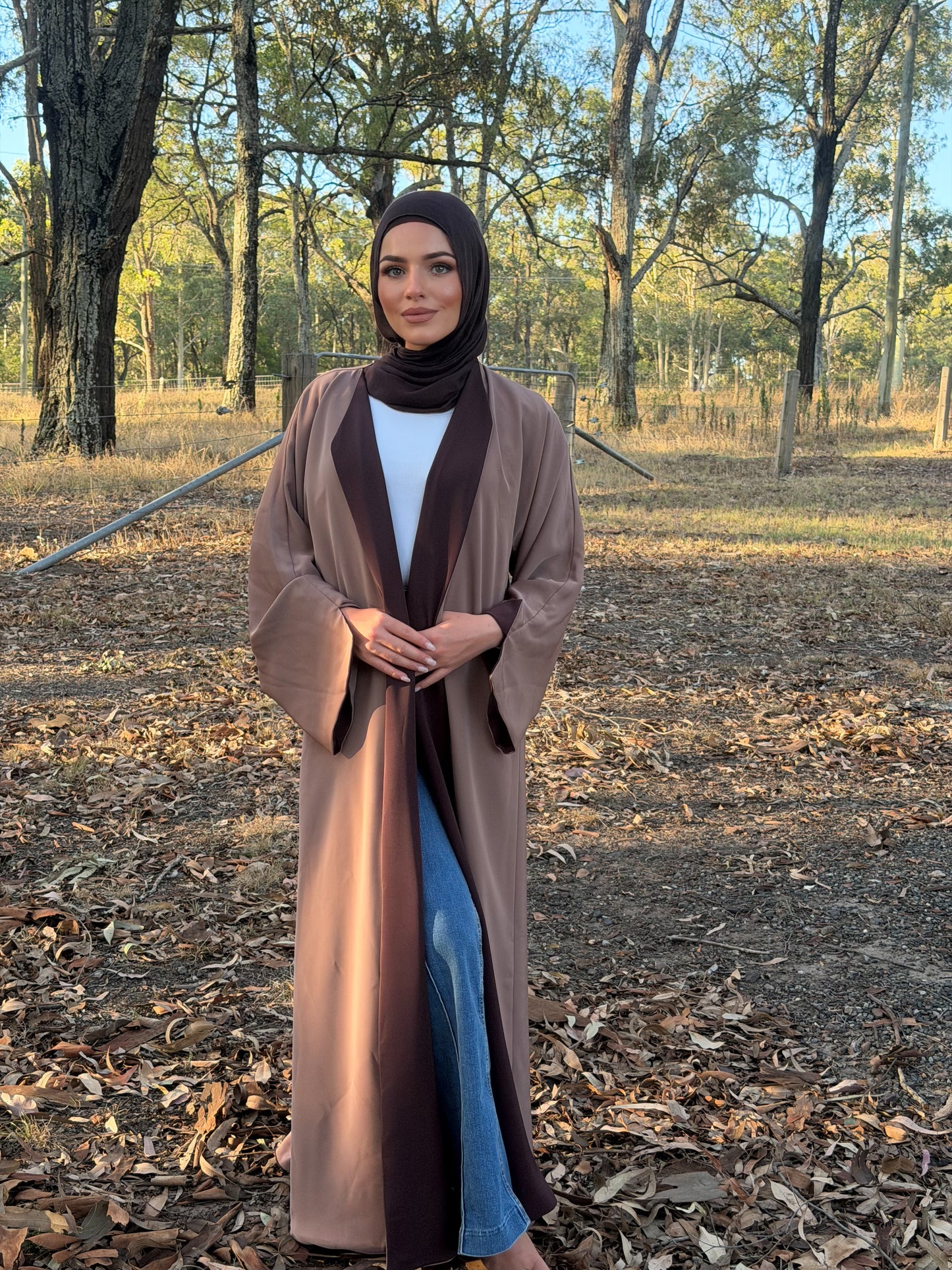 The Silk Double Sided Abaya
