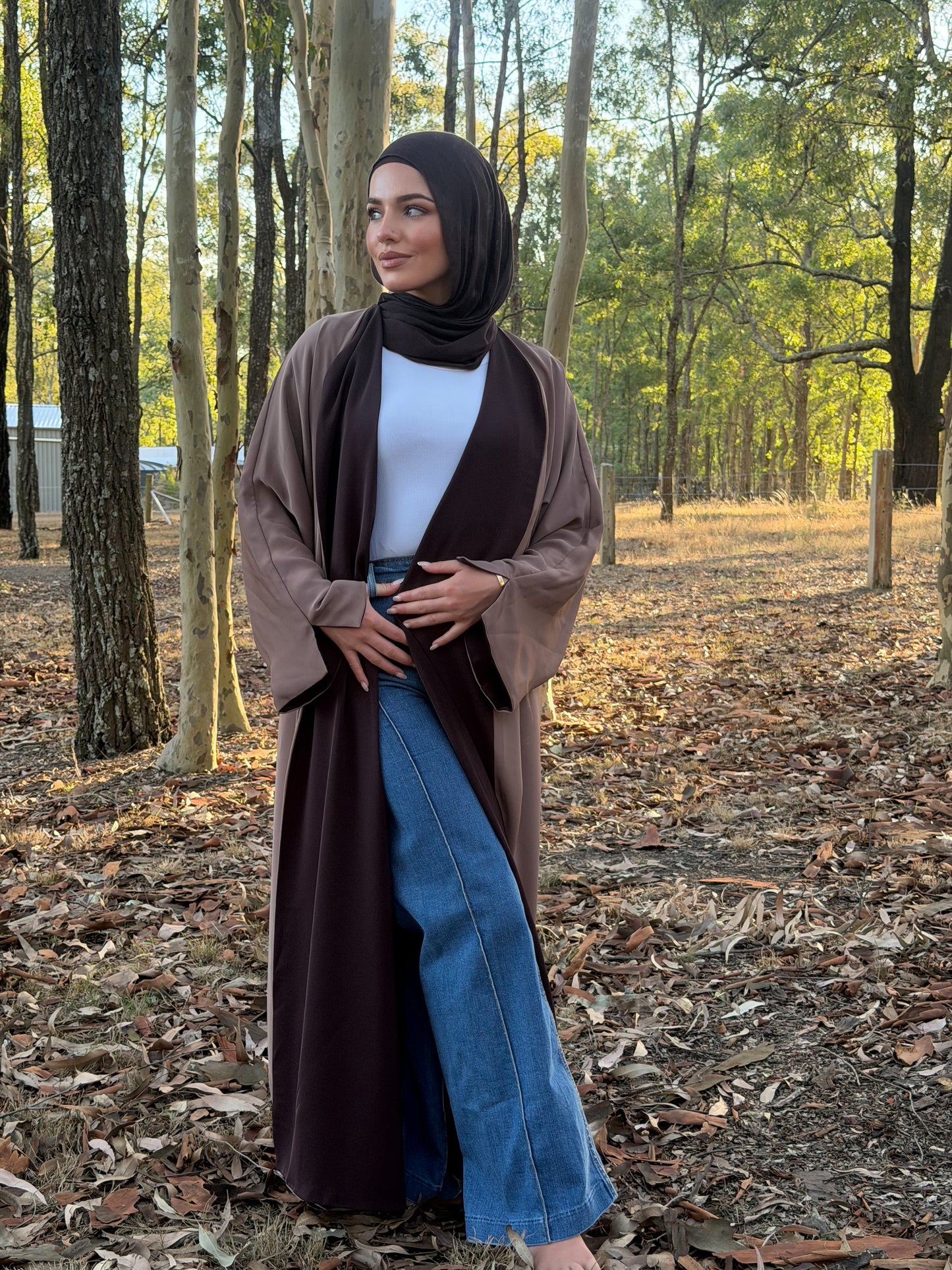 The Silk Double Sided Abaya