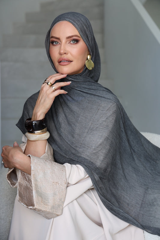 Charcoal Textured Crinkled