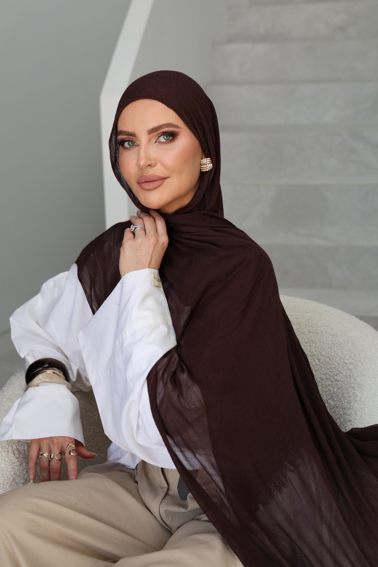 Deep Brown Butter Soft Crinkle