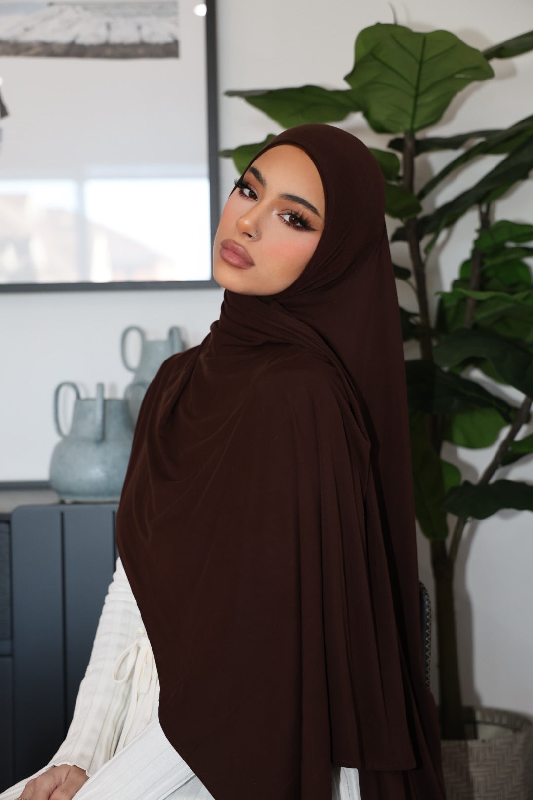 Pre Stitched Deep Brown Jersey Set -new-