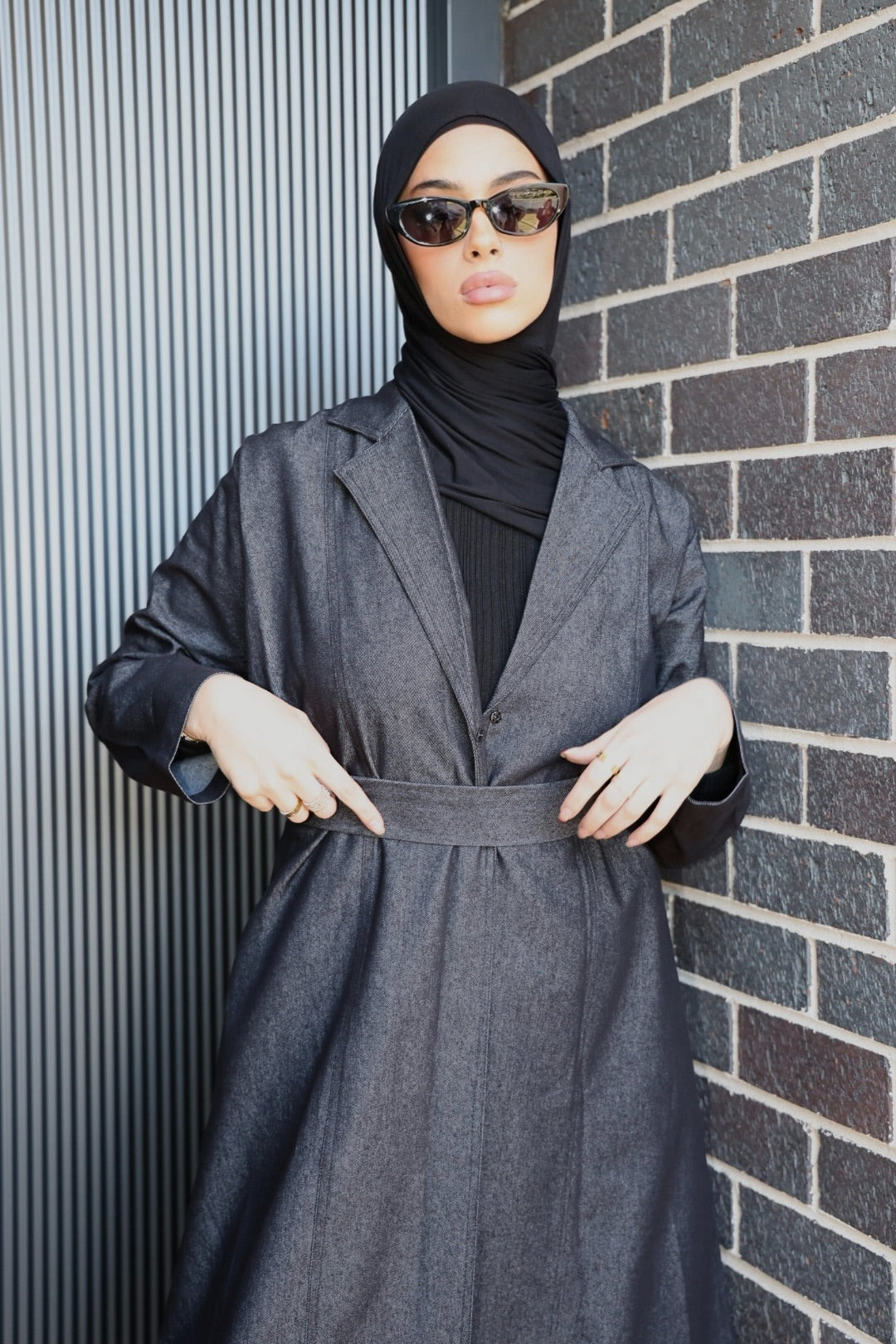 The Denim Abaya