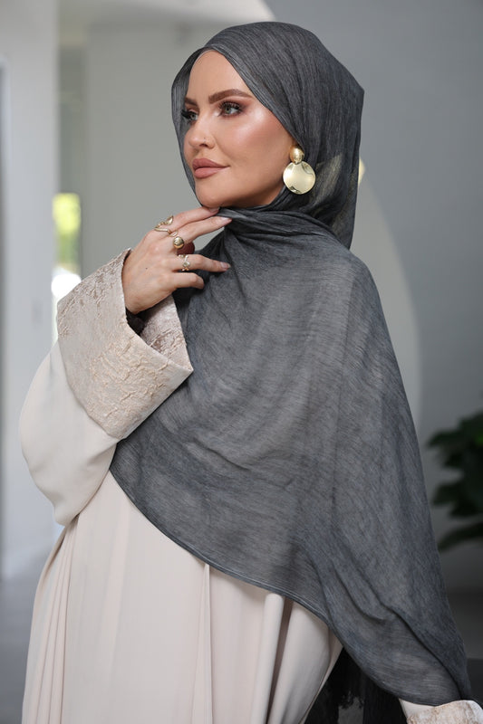 Charcoal Textured Crinkled