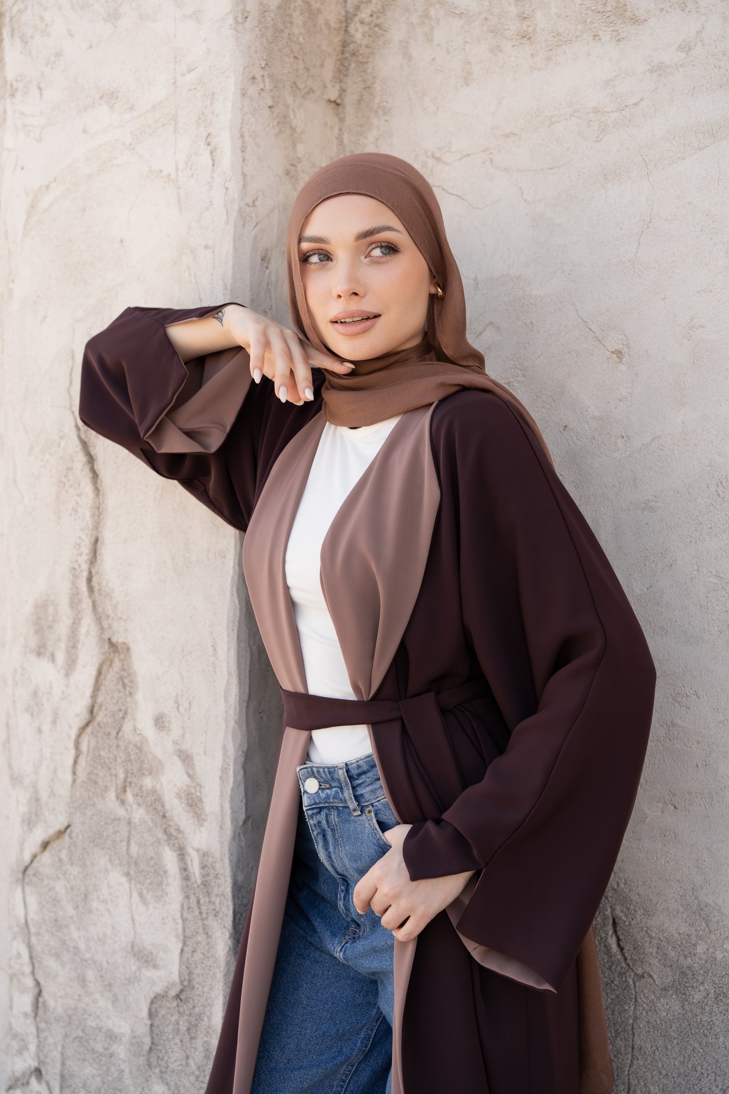 The Silk Double Sided Abaya