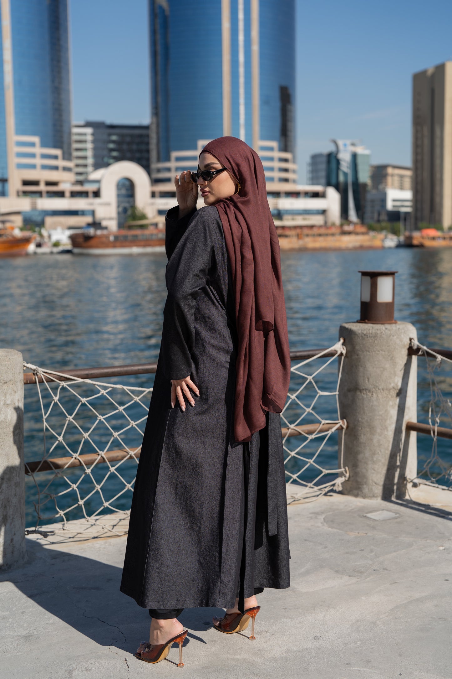 The Denim Abaya
